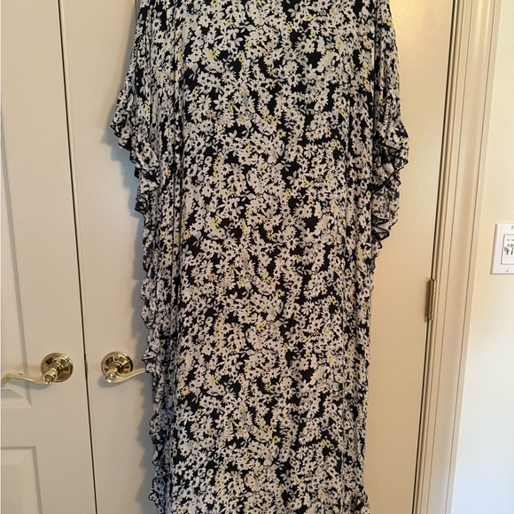 See By Chloe Sheer Ruffled Caftan Dress - Picture 2 of 8